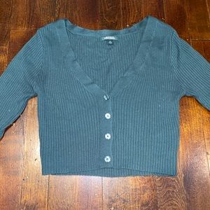 A cropped long sleeve